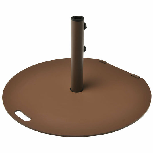 50 lbs Umbrella Base Stand with Wheels for Patio, Brown - Gallery Canada