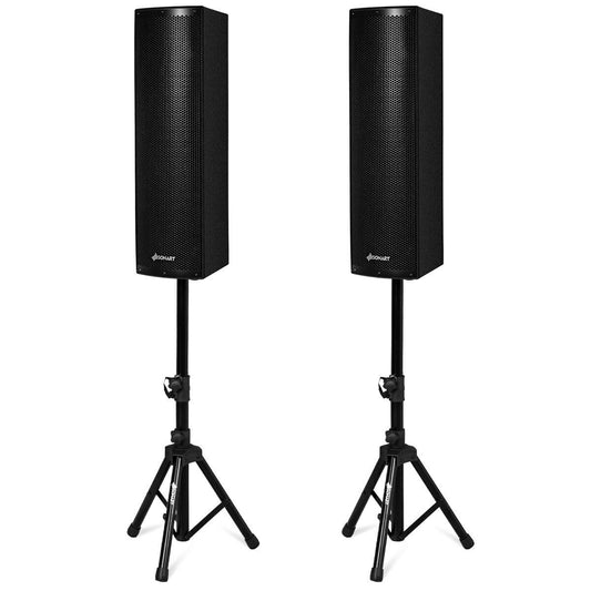 2000W Bi-Amplified Speakers, USB SD Card Input, Set of 2