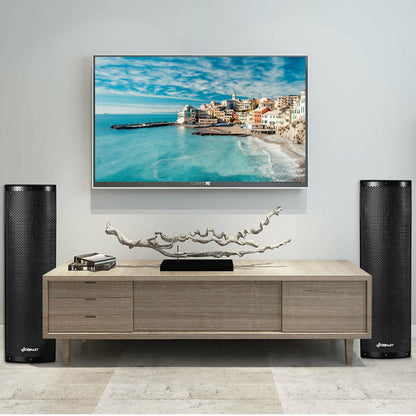 2000W Set of 2 Bi-Amplified Speakers with USB/SD Card Input Entertainment Centers & TV Stands at Gallery Canada