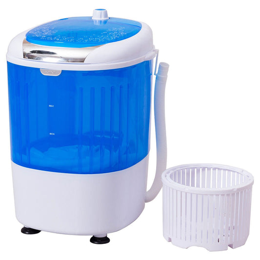 5.5 lbs Portable Semi Auto Washing Machine for Small Space, Blue - Gallery Canada