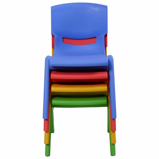 4-pack Colorful Stackable Plastic Children Chairs, Multicolor - Gallery Canada