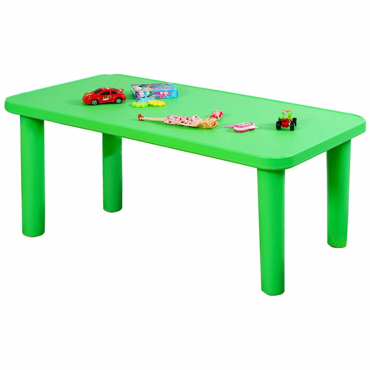 Kids Portable Plastic Activity Table for Home and School, Green - Gallery Canada