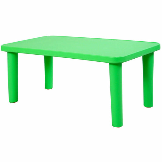 Kids Portable Plastic Activity Table, Green Kids Table & Chair Sets Green at Gallery Canada