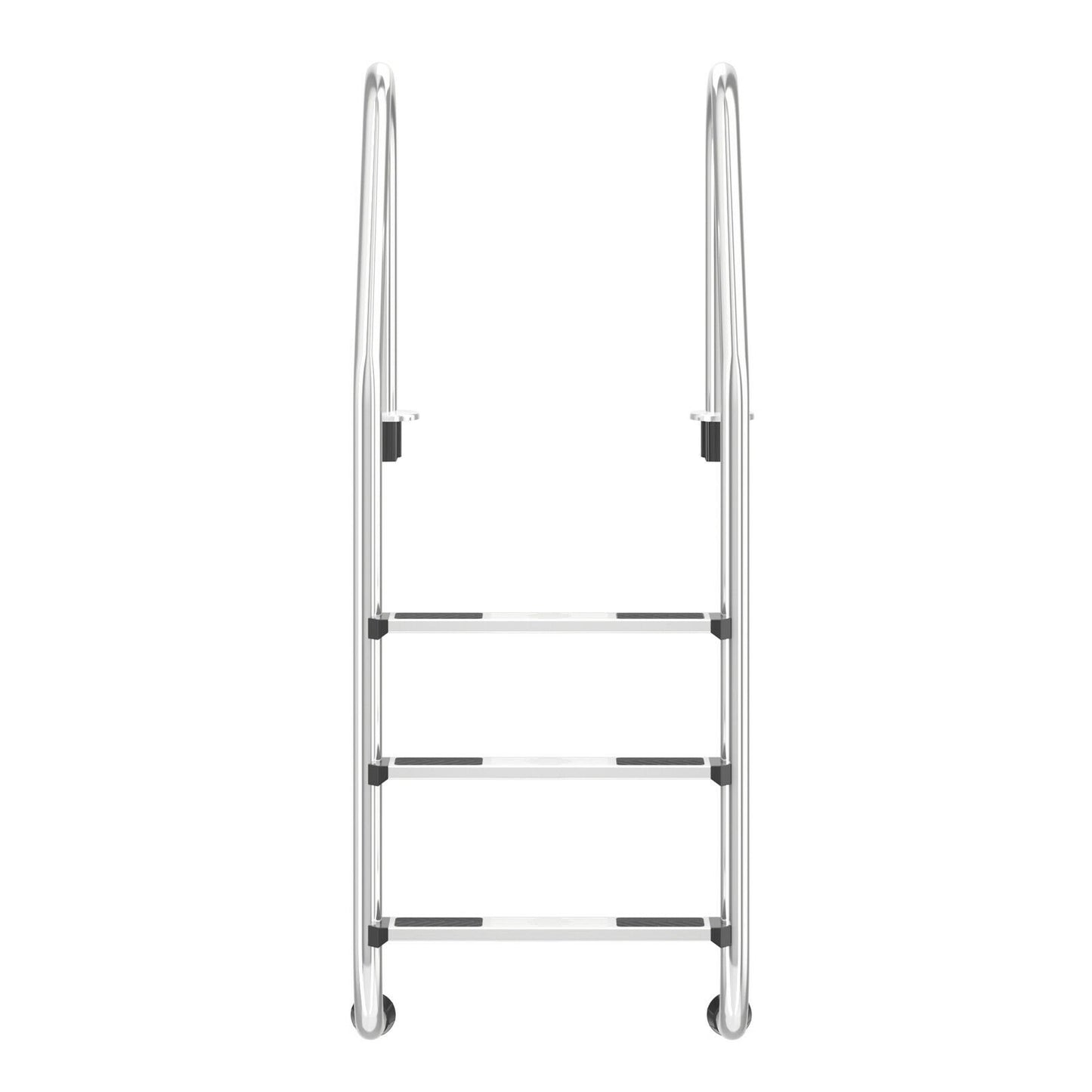 3 Step Stainless Steel Swimming Pool Ladder Handrail for Pool, Silver at Gallery Canada