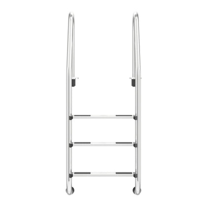 3 Step Stainless Steel Swimming Pool Ladder Handrail for Pool, Silver at Gallery Canada