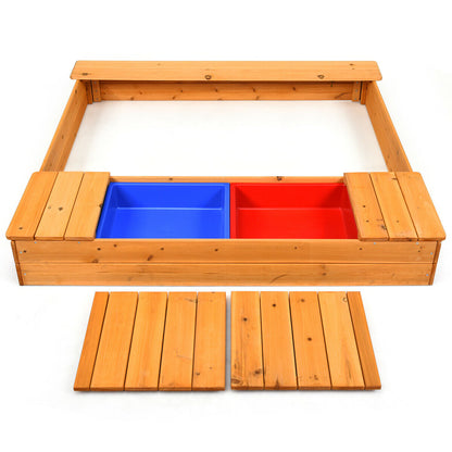 Kids Outdoor Playset Backyard Cedar Sandbox Sandboxes at Gallery Canada
