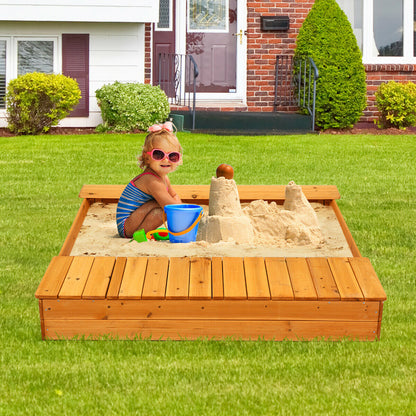 Kids Outdoor Playset Backyard Cedar Sandbox Sandboxes at Gallery Canada