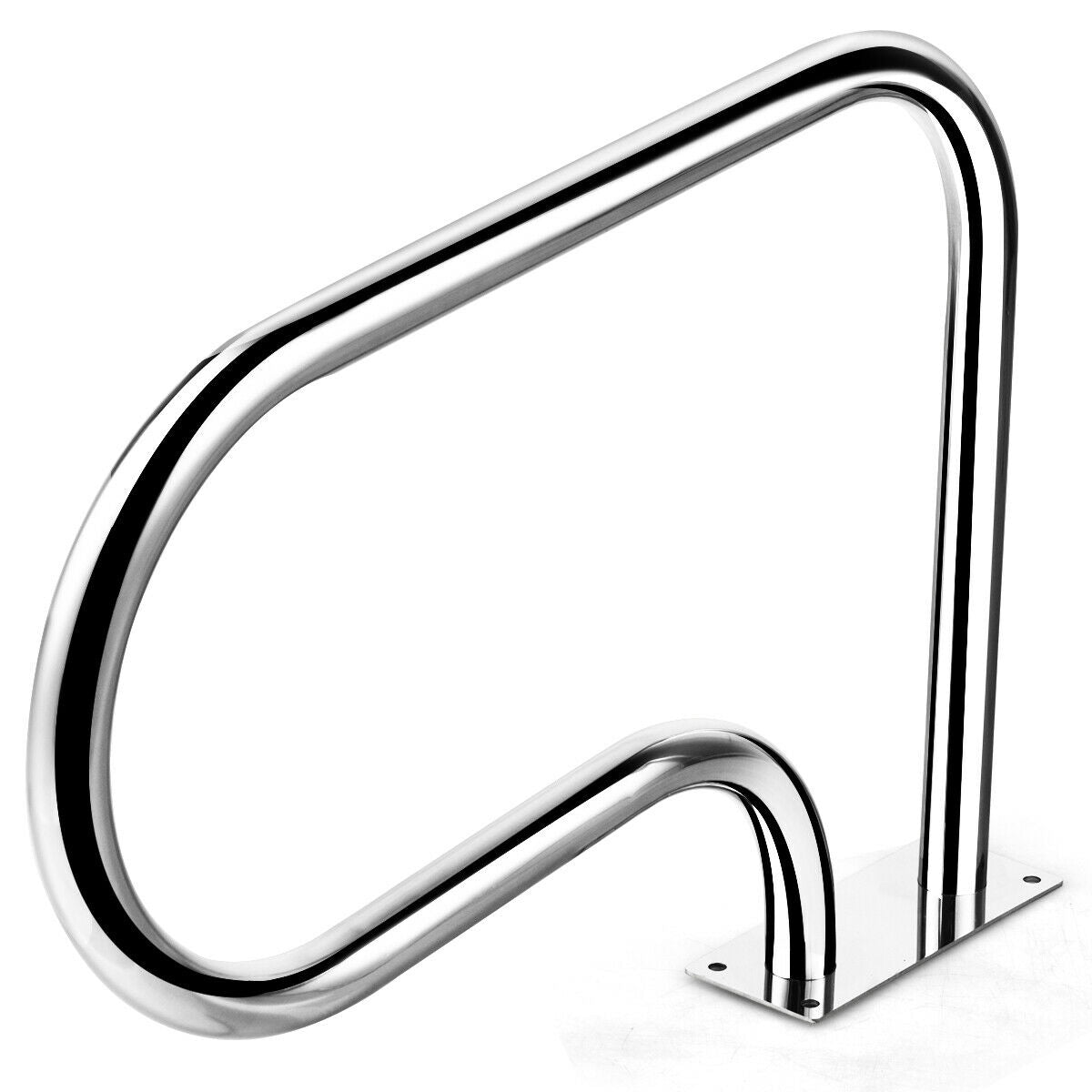 Stainless Steel Swimming Pool Hand Rail with Base Plate, Silver Swimming Pools at Gallery Canada