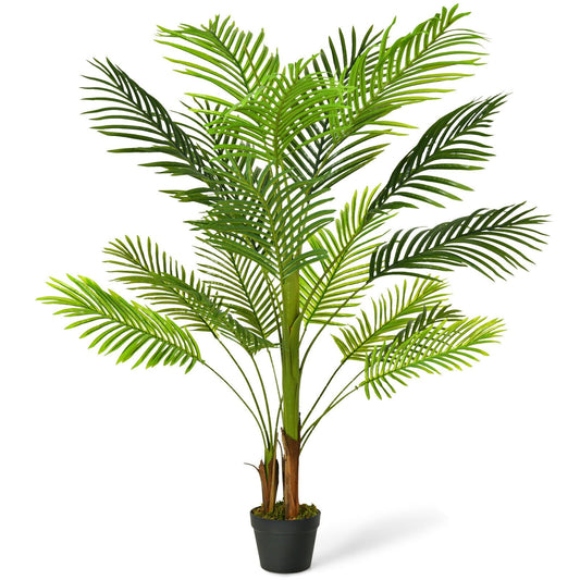4.3 Feet Indoor Artificial Phoenix Palm Tree Plant, Green - Gallery Canada