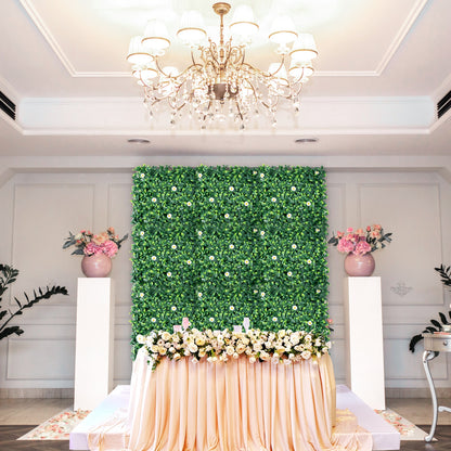 12 Pieces 20 x 20 Inch Artificial Daisy Hedge Plant Privacy Fence Hedge Panels Decorative Fencing & Flooring at Gallery Canada