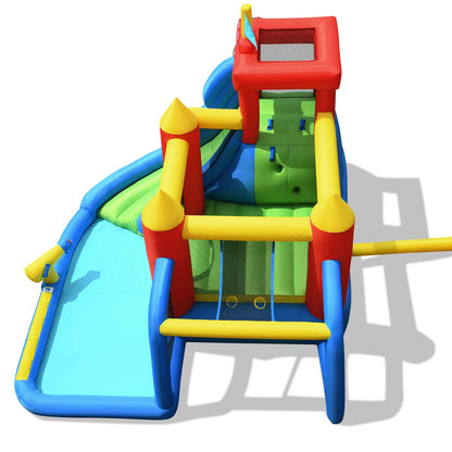 Inflatable Bouncer Bounce House with Water Slide Splash Pool without Blower Bounce House at Gallery Canada