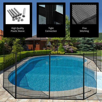 4 Feet x 12 Feet In-ground Swimming Pool Safety Fence - Gallery Canada