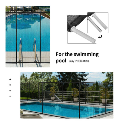 4 Feet x 12 Feet In-ground Swimming Pool Safety Fence - Gallery Canada