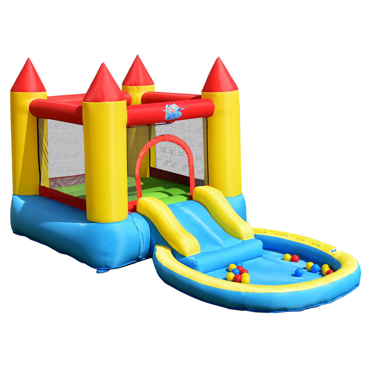 Kids Inflatable Bounce House Castle With Balls Pool And Bag Bounce House at Gallery Canada
