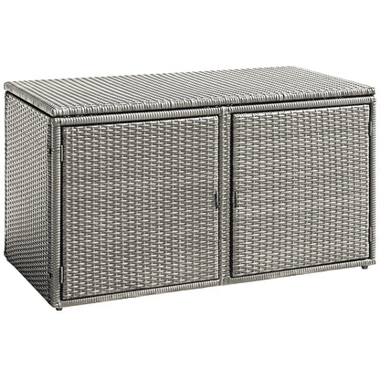 88 Gallon Rattan Storage Container Box, Gray Sheds & Outdoor Storage at Gallery Canada