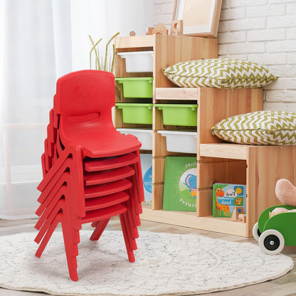 6-pack Kids Plastic Stackable Classroom Chairs, Red Kids Chairs & Seating at Gallery Canada