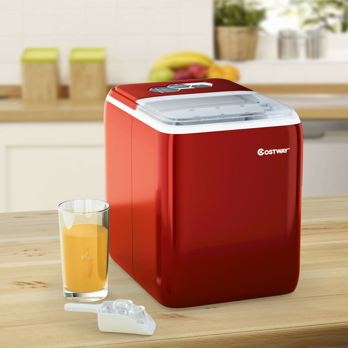44 lbs Portable Countertop Ice Maker Machine with Scoop at Gallery Canada