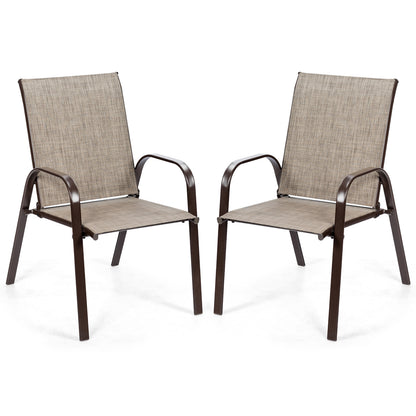 Patio Outdoor Dining Chair, 2 Pieces, Gray Patio Dining Chairs at Gallery Canada