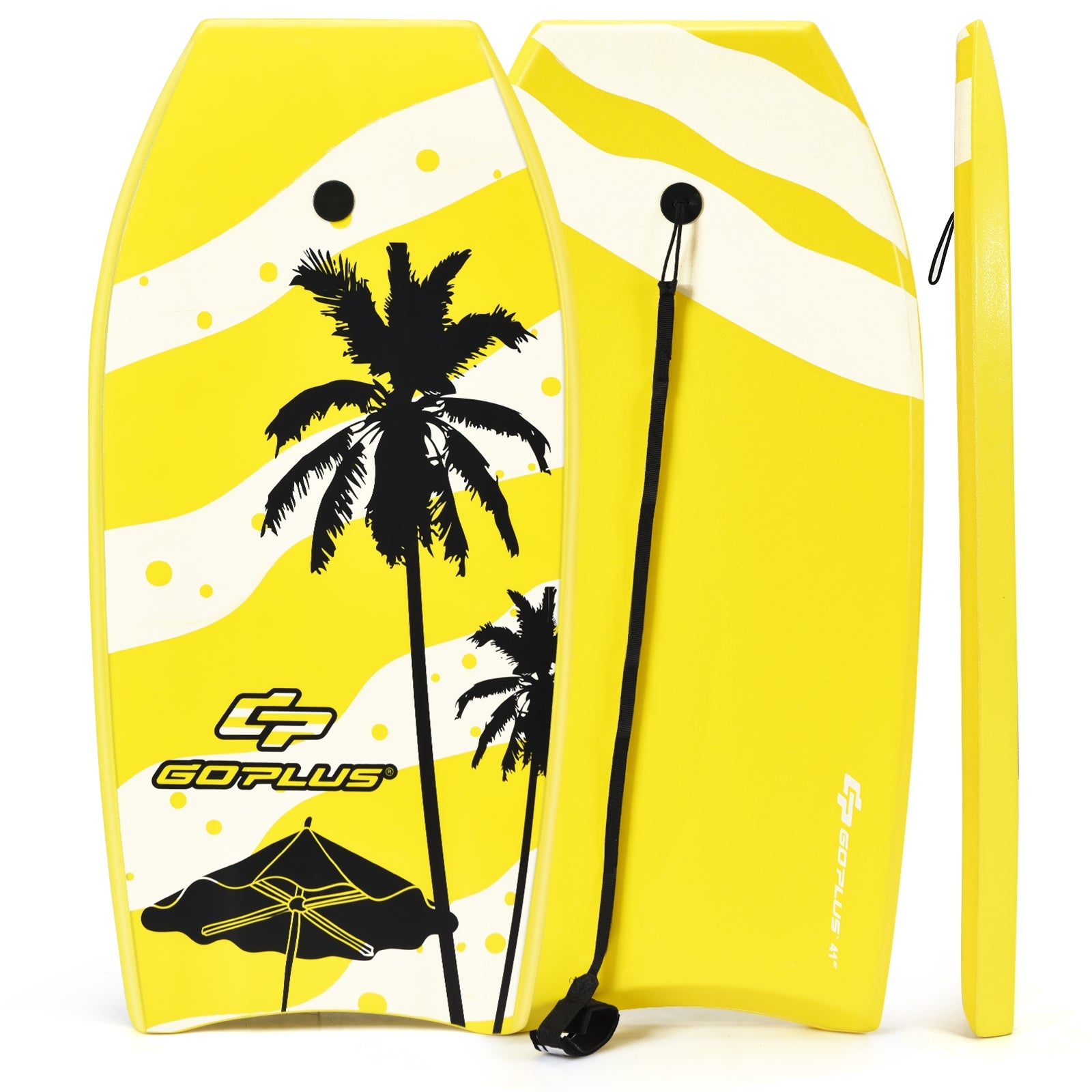 Lightweight Bodyboard With EPS Core, L, Yellow Surfing Yellow at Gallery Canada