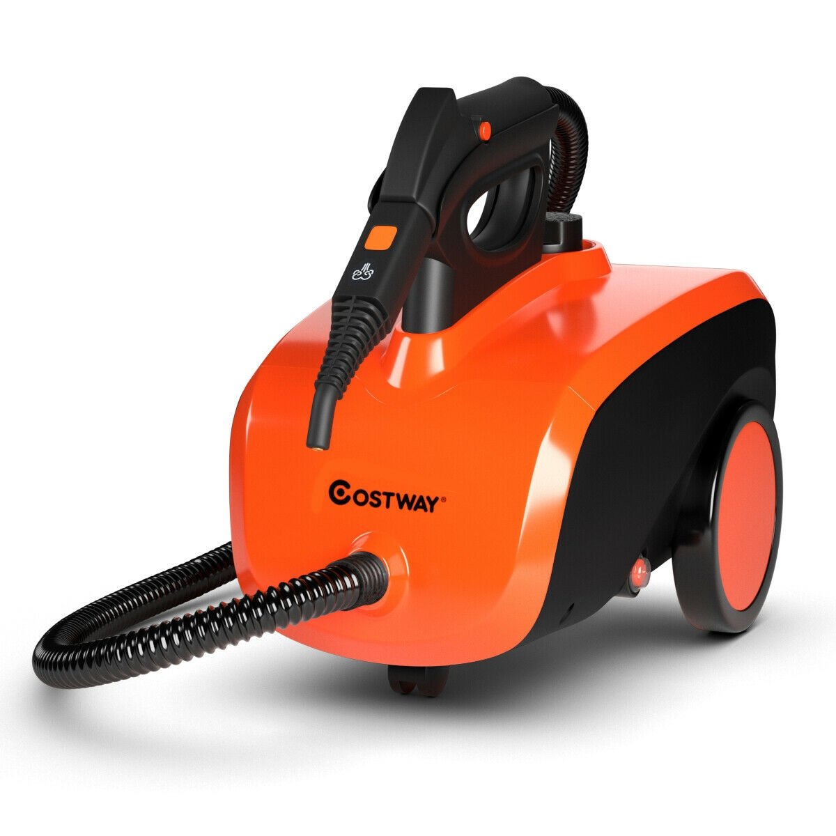 Heavy Duty Household Multipurpose Steam Cleaner with 18 Accessories, Orange at Gallery Canada