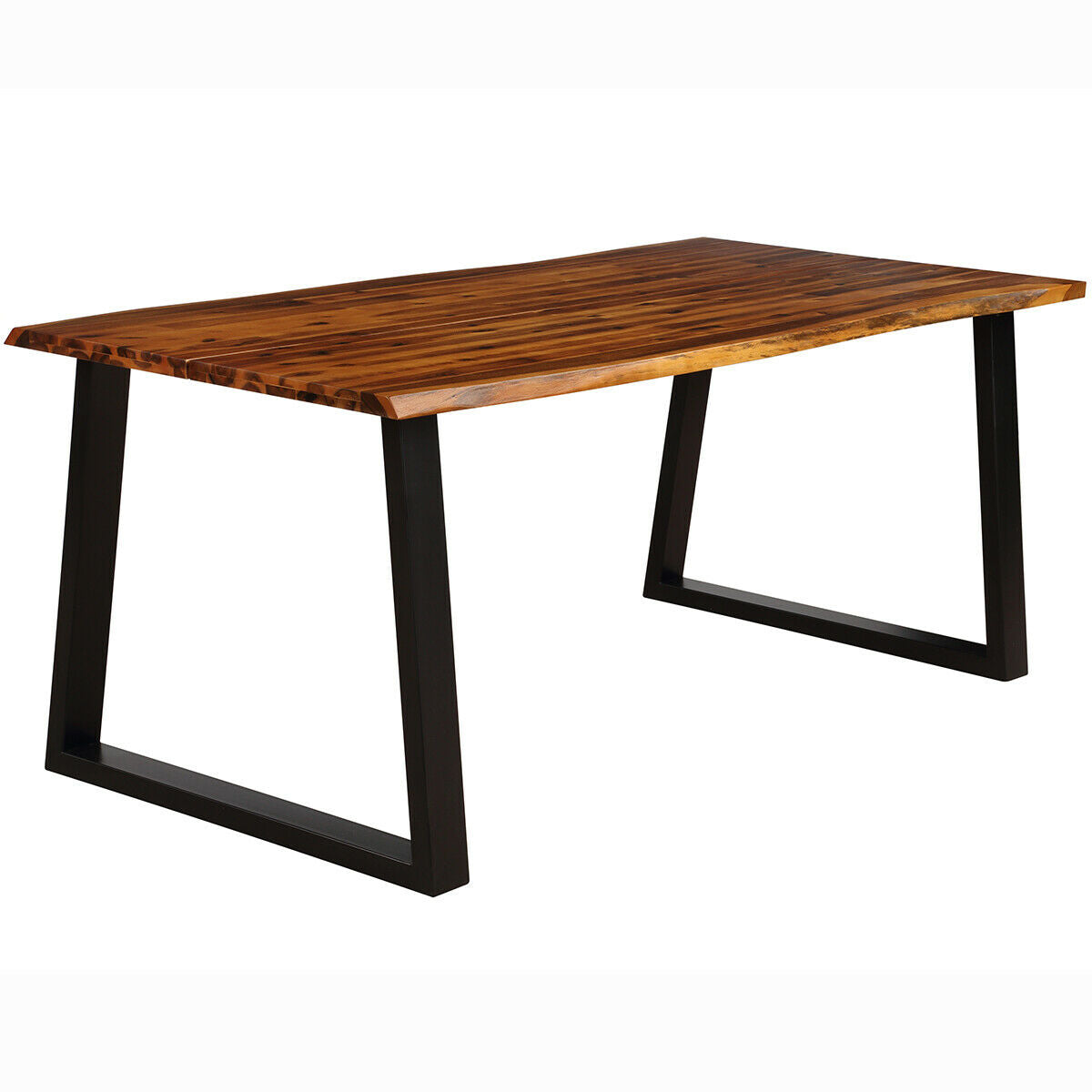 Rectangular Acacia Wood Dining Table, Brown Dining Tables at Gallery Canada
