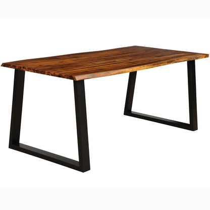 Rectangular Acacia Wood Dining Table, Brown Dining Tables at Gallery Canada