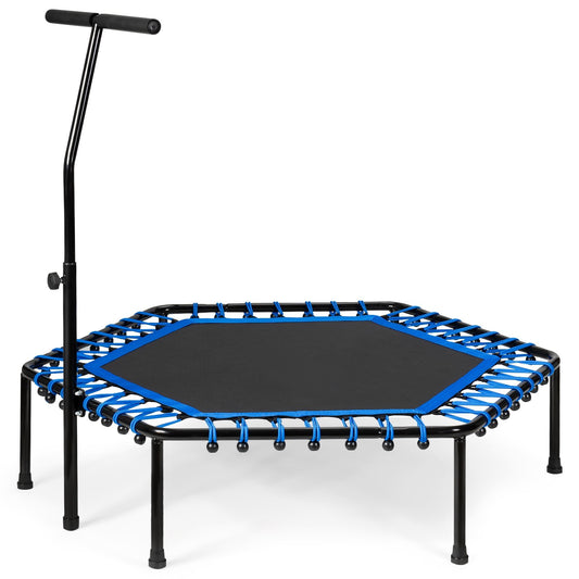 51" Mini Fitness Trampoline with Adjustable Bar - Gallery Canada
