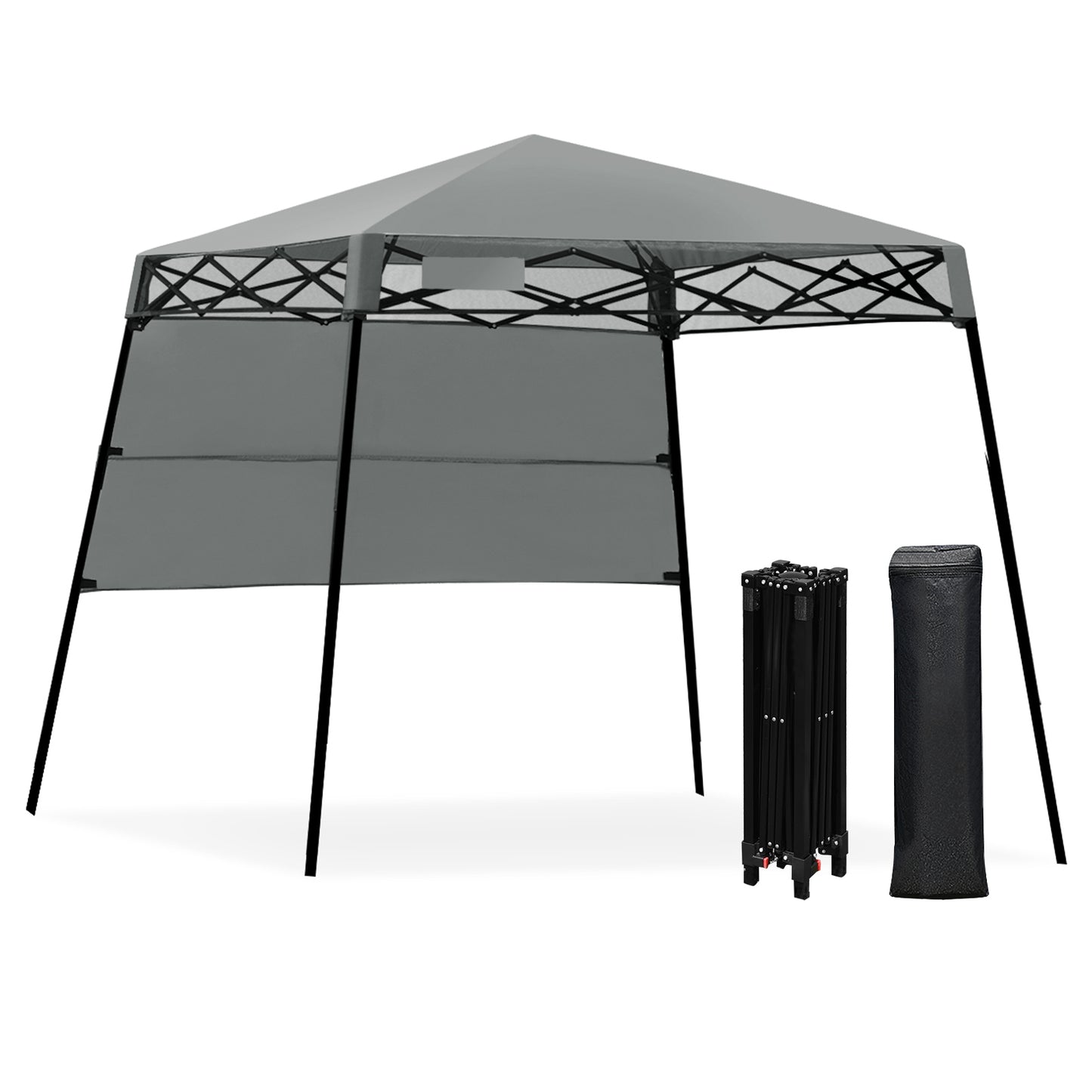 7x7 Feet Adjustable Portable Canopy Tent, Gray Canopies at Gallery Canada