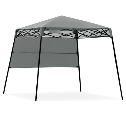 7x7 Feet Adjustable Portable Canopy Tent, Gray Canopies at Gallery Canada