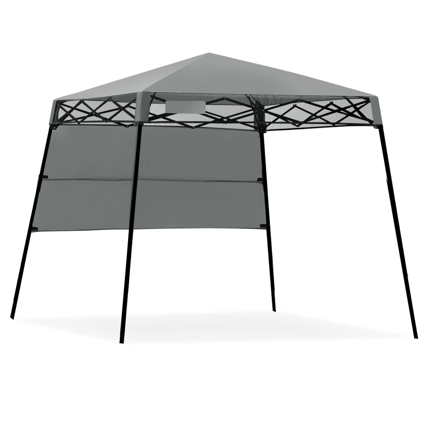 7x7 Feet Adjustable Portable Canopy Tent, Gray Canopies Gray at Gallery Canada
