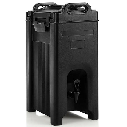 5 Gallon Insulated Beverage Server Dispenser, Black Water Dispensers at Gallery Canada