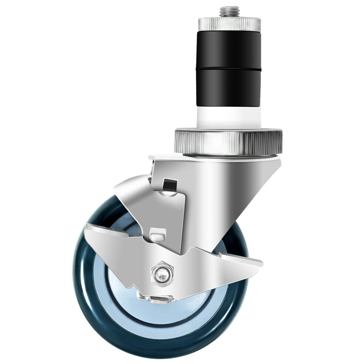 Set Of 4 Swivel Caster Wheels With Brake Kitchen Islands & Carts at Gallery Canada
