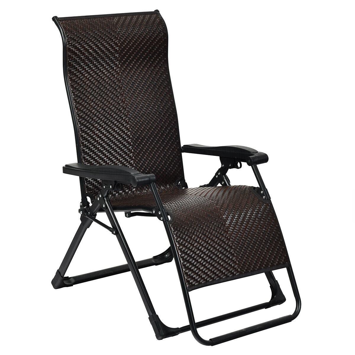 Patio Rattan Zero Gravity Lounge Chair, 2 Pieces Outdoor Seating & Patio Chairs at Gallery Canada