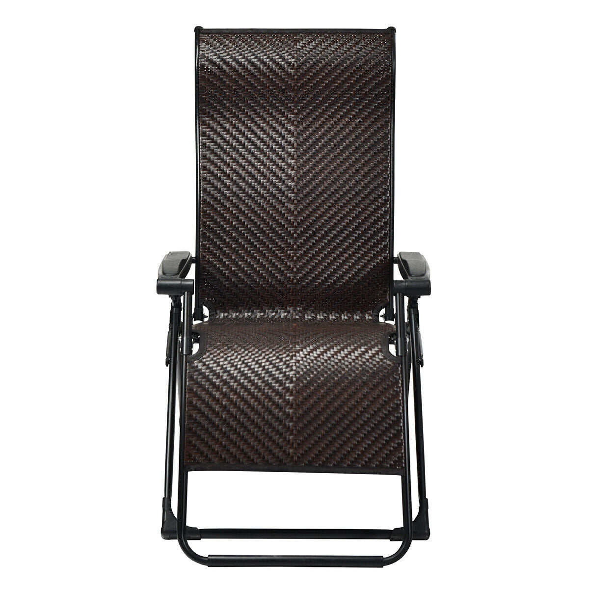 Patio Rattan Zero Gravity Lounge Chair, 2 Pieces Outdoor Seating & Patio Chairs at Gallery Canada
