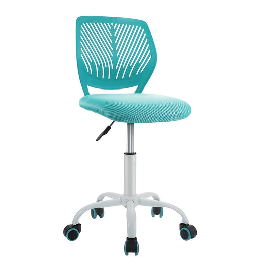 Kids Desk Chair with Adjustable Height and Lumbar Support, Turquoise - Gallery Canada
