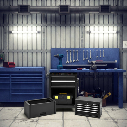 6-Drawer Tool Chest with Heightening Cabinet, Black Garden Tools at Gallery Canada