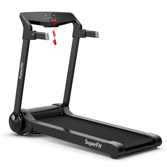 3HP Folding Electric Treadmill, Silver Treadmills Silver at Gallery Canada