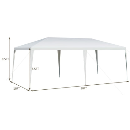 10 x 20 Feet Waterproof Canopy Tent with Tent Peg and Wind Rope Canopies at Gallery Canada