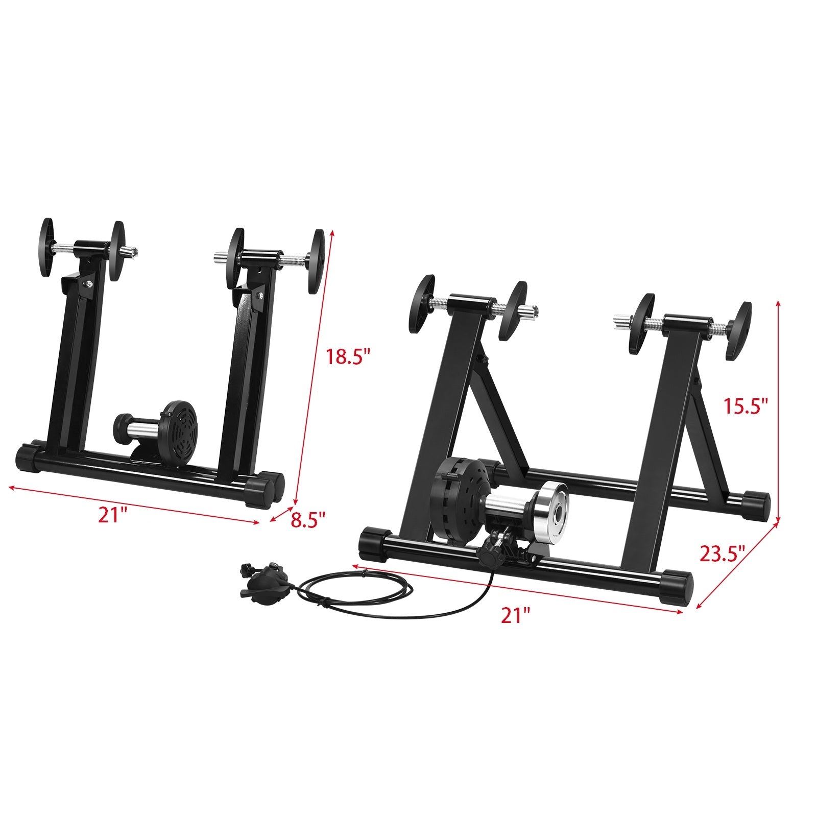 8 Adjustable Resistance Indoor Steel Bicycle Exercise Stand Exercise Bikes at Gallery Canada