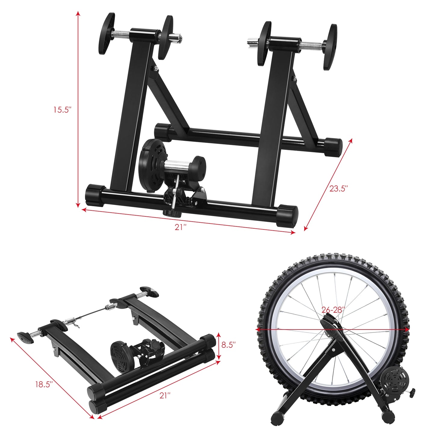 Portable Folding Steel Bicycle Exercise Stand Exercise Bikes at Gallery Canada