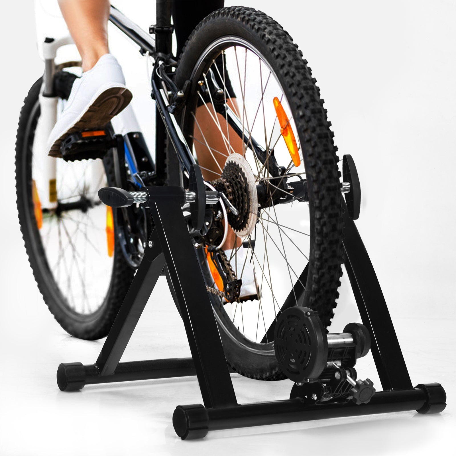 Portable Folding Steel Bicycle Exercise Stand Exercise Bikes at Gallery Canada