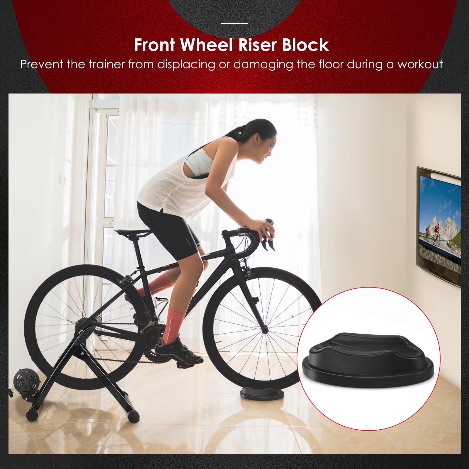 Portable Folding Steel Bicycle Exercise Stand Exercise Bikes at Gallery Canada