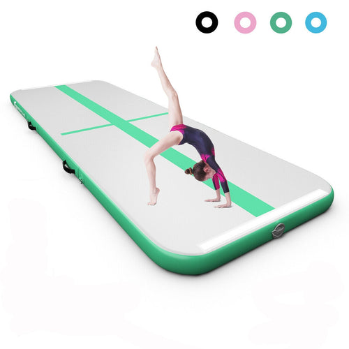 10 Feet Inflatable Gymnastics Mat, Green