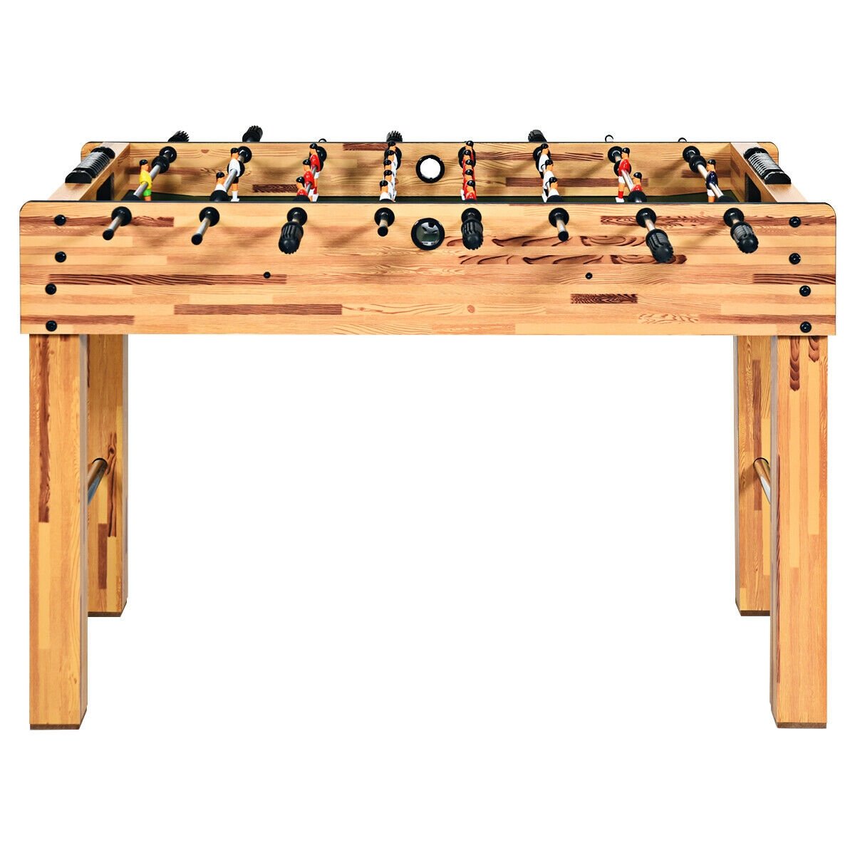 48 Inch Foosball Table Indoor Soccer Game, Beige at Gallery Canada