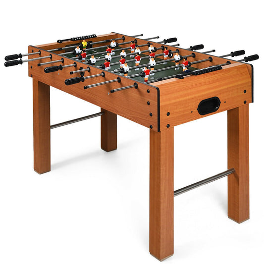 48 Inch Foosball Table Indoor Soccer Game, Brown at Gallery Canada