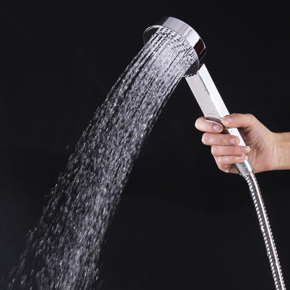 47 Inch Stainless Shower Panel with Massage Jets Hand Shower , Silver Shower Systems at Gallery Canada