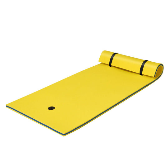 3-Layer Relaxing Tear-proof Water Mat, Yellow