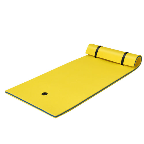3-Layer Relaxing Tear-Proof Water Mat, Yellow