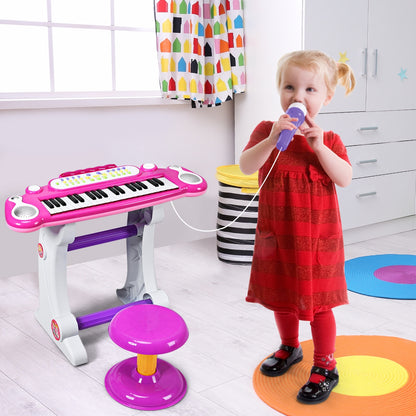 37 Key Electronic Keyboard Kids Toy Piano, Pink Musical Toys at Gallery Canada
