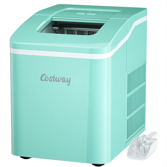 Portable Countertop Ice Maker Machine with Scoop, Green - Gallery Canada